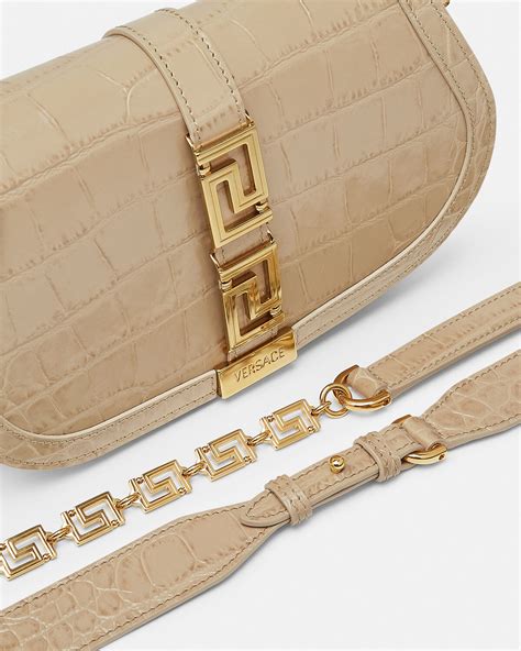 versace bean bag|Versace croc shoulder bags.